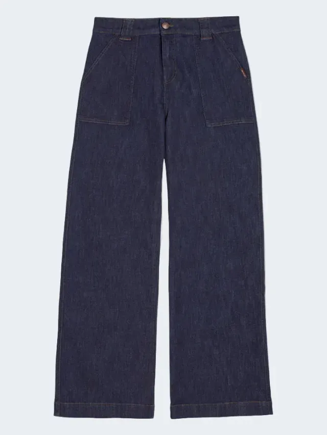 Sand 0796 Damla jeans wide stretch fantasia