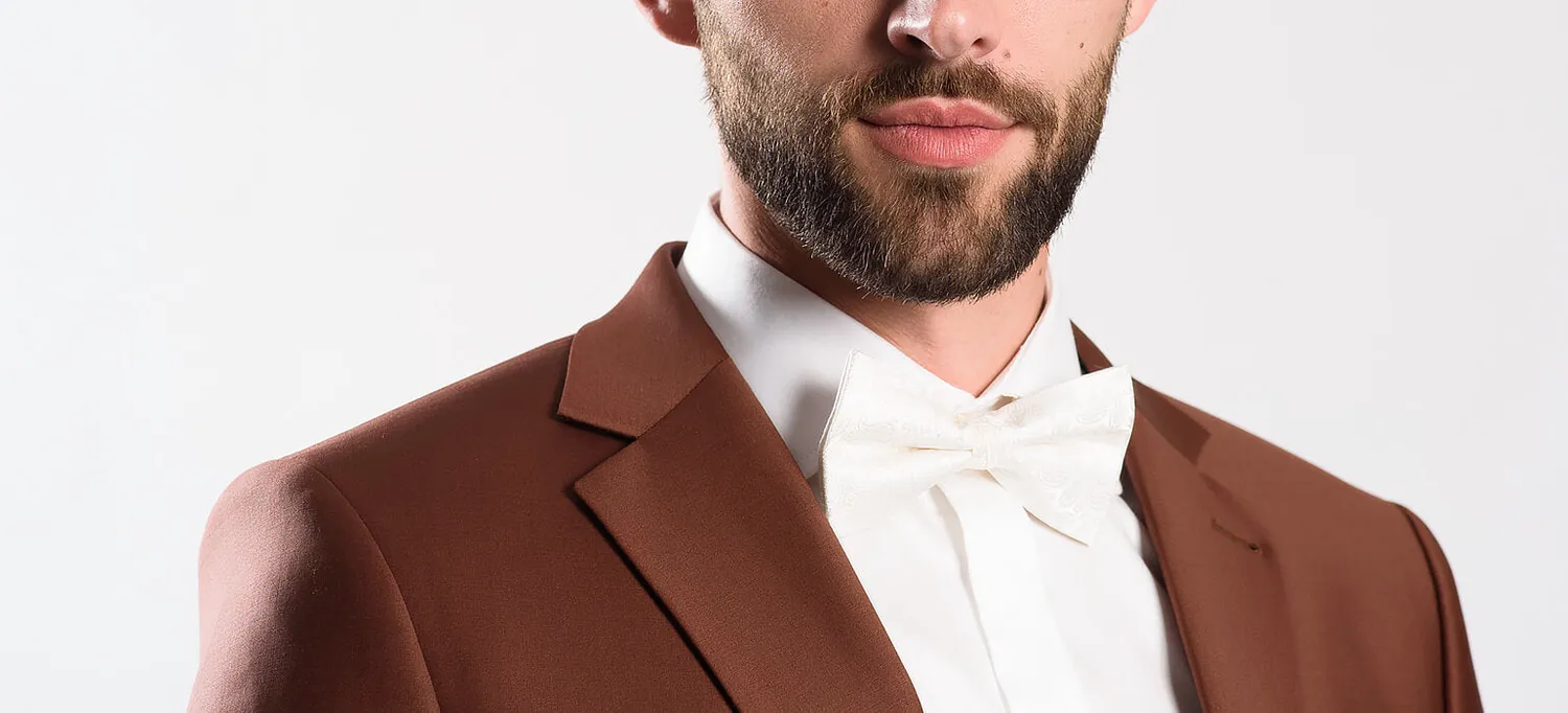 Alain Delon Completo Cannella Slim Fit Lana Matrimonio