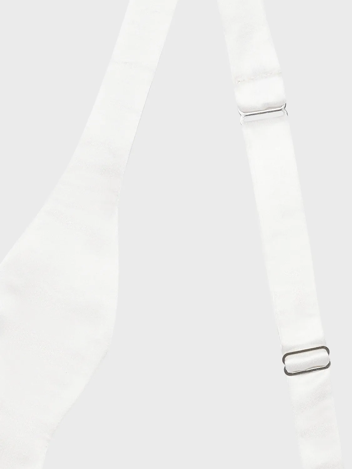 Caruso Manon papillon seta bianco da annodare