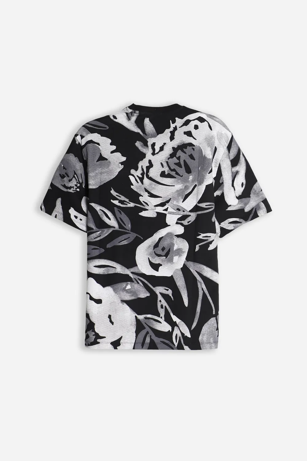 Sonny Bono t-shirt girocollo fantasia nero