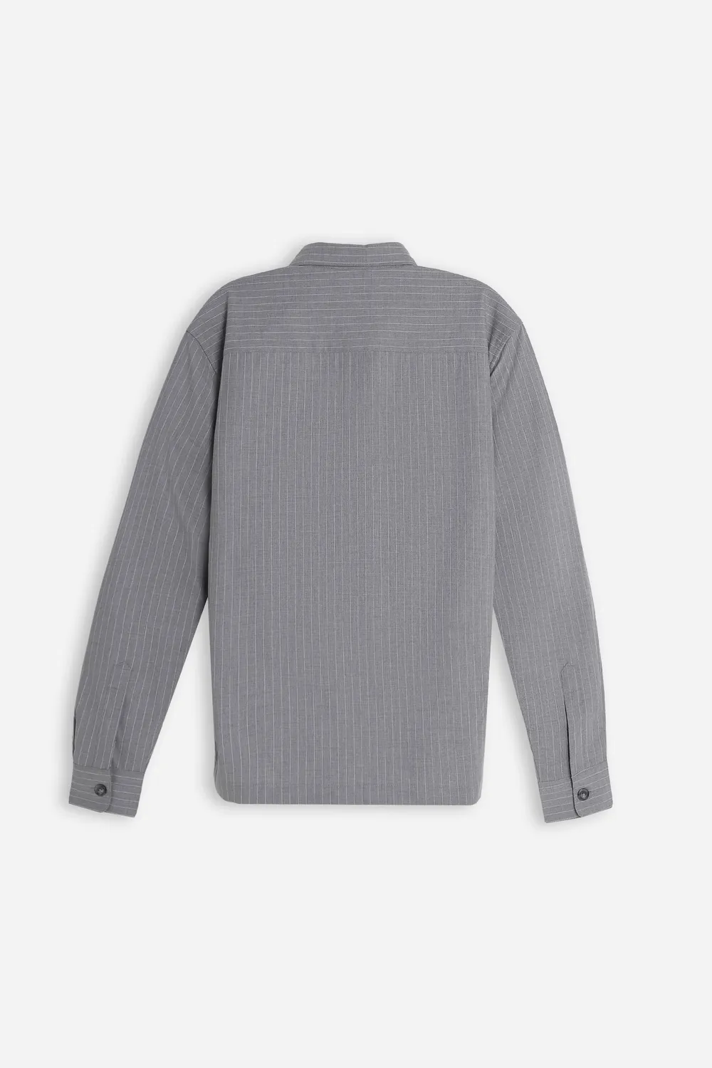 Sonny Bono Overshirt Righe Grigio Bottoni Smart