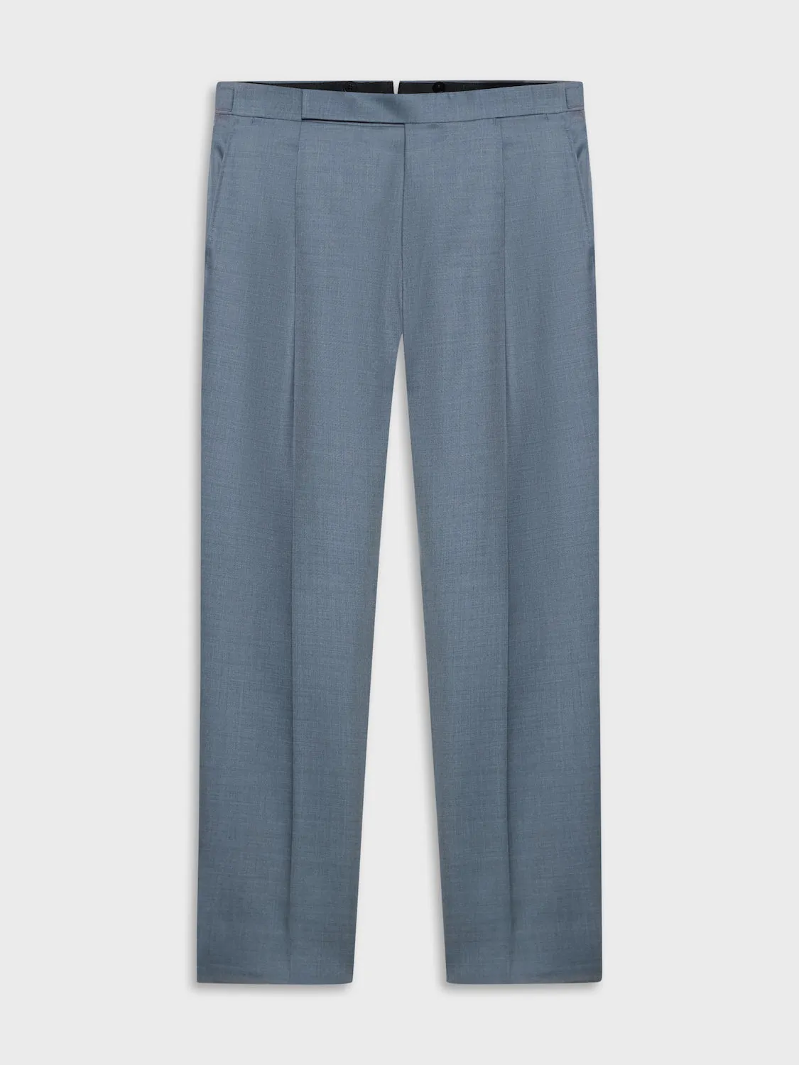 Caruso pantalone giacca lana zeelander bluette