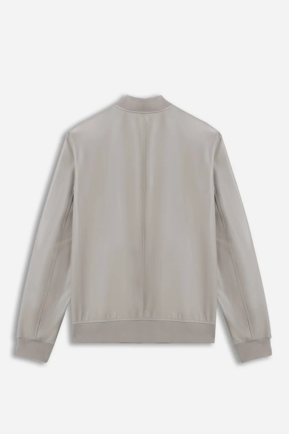 Sonny Bono Bomber Effetto Nappa Grigio Chiaro Urbano