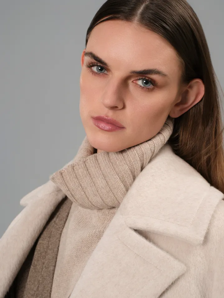 Sand Menswear Cosima 5660 dolcevita cashmere beige
