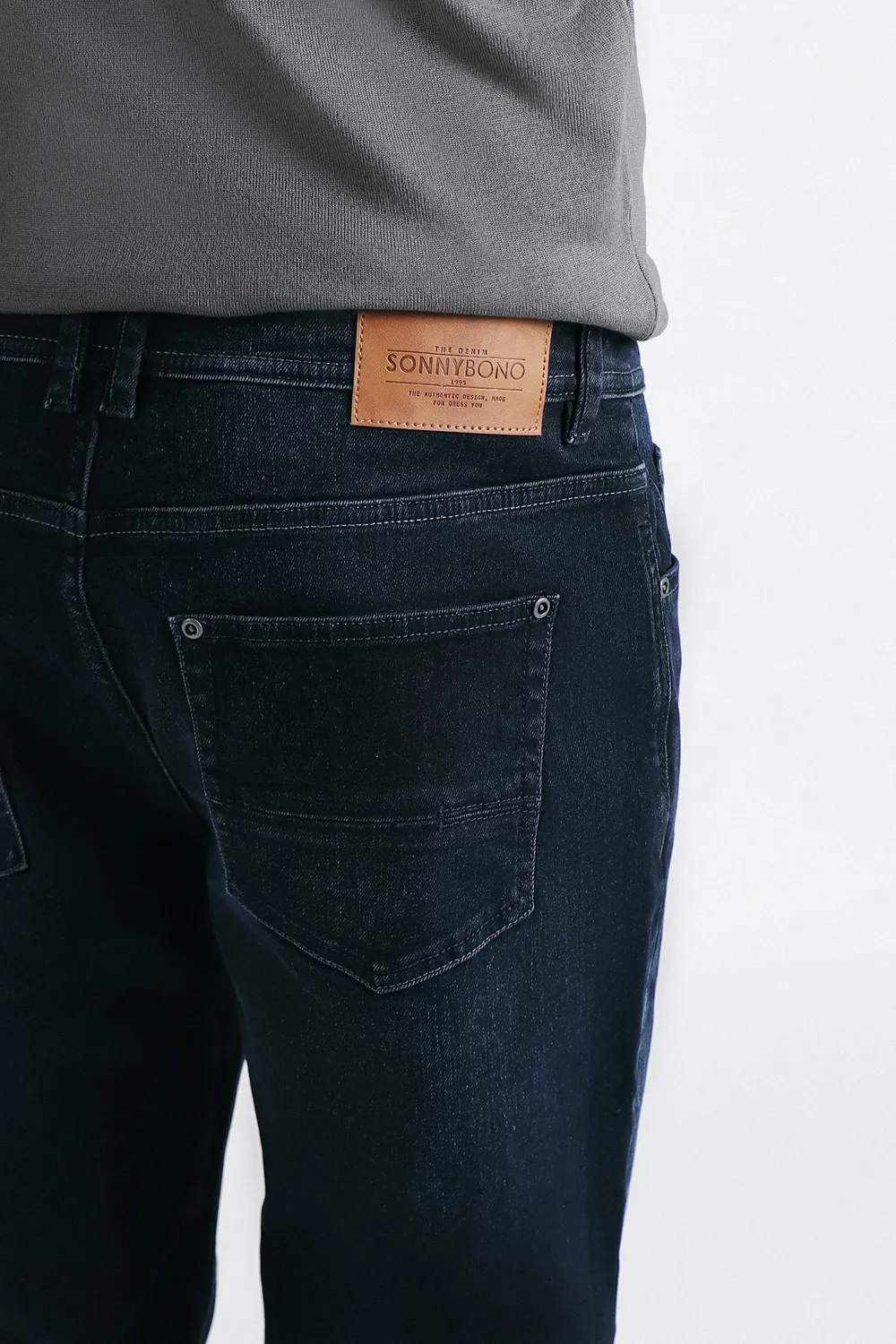 Sonny Bono Loose Fit Jeans Blublack Gamba Dritta