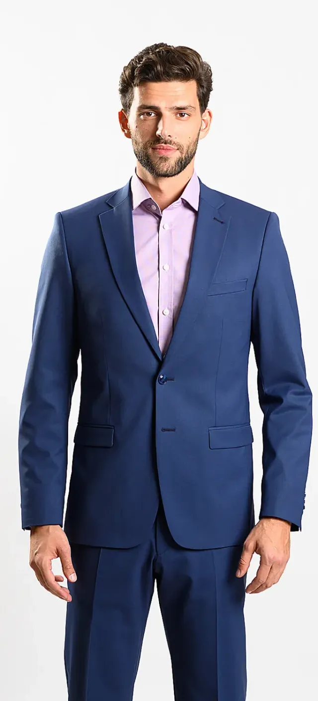 Alain Delon abito blu navy slim fit nuova collezione