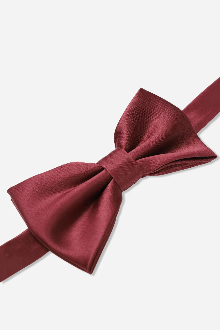 Sonny Bono papillon raso bordeaux