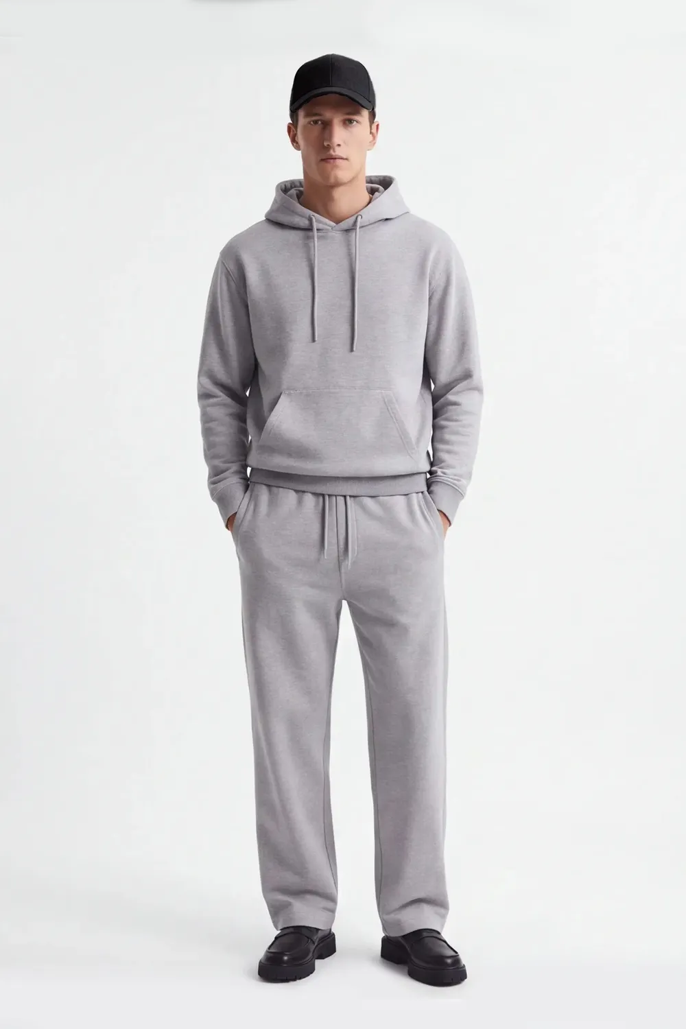 Sonny Bono Felpa Cappuccio Marsupio Over Fit Grigio Medio