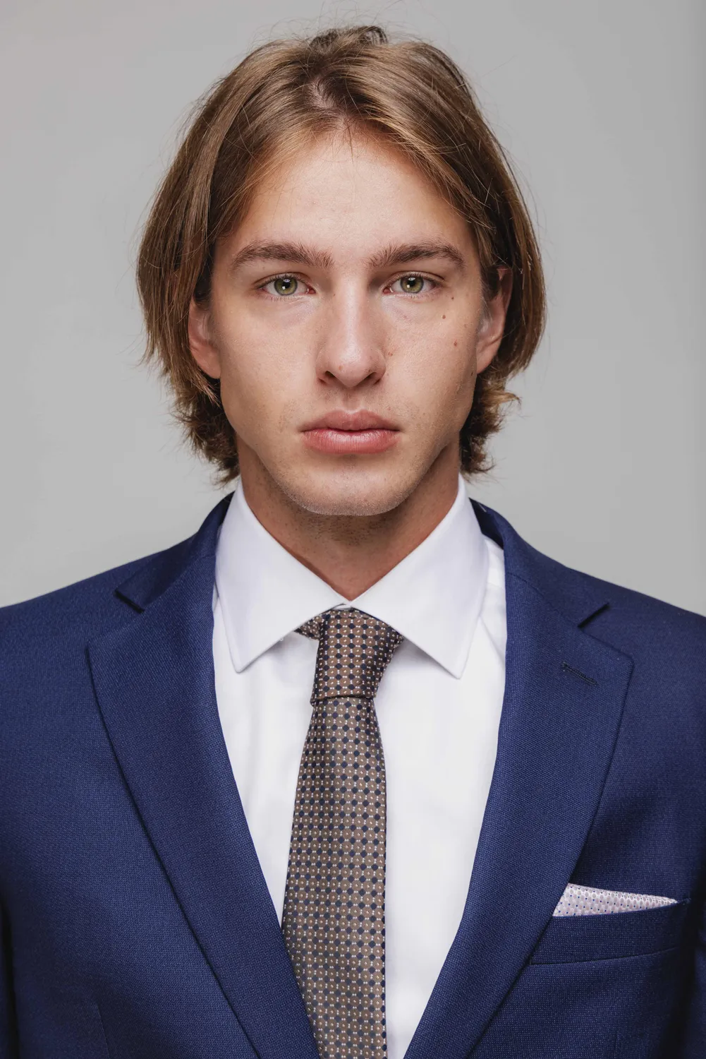 Alain Delon Slim Fit abito blu strutturato taglia 50