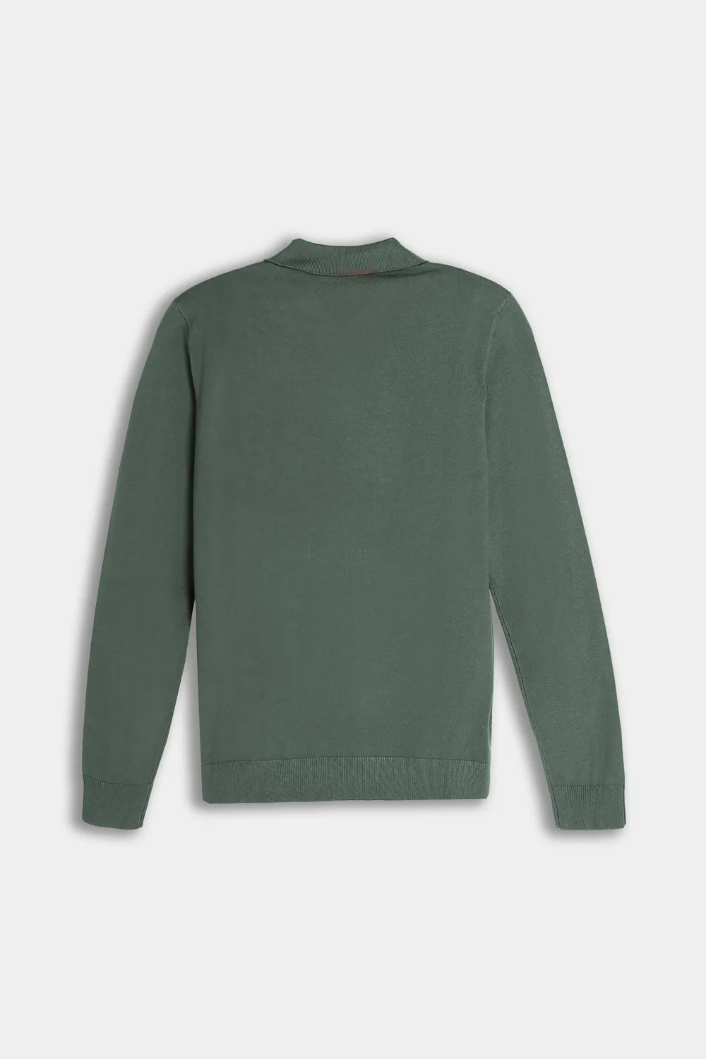 Sonny Bono maglia polo collo derby verde bosco