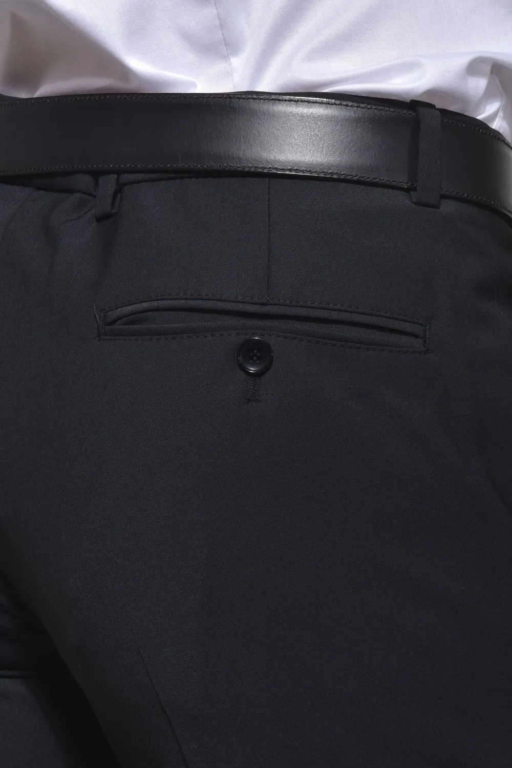 Alain Delon pantaloni eleganti neri 46 formali