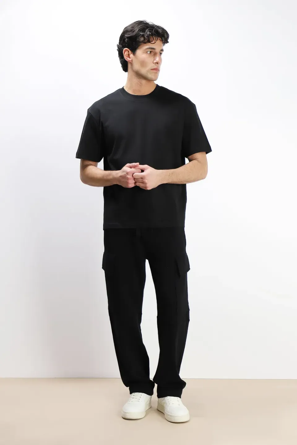 Sonny Bono Pantalone Jogger Felpa Coulisse Nero