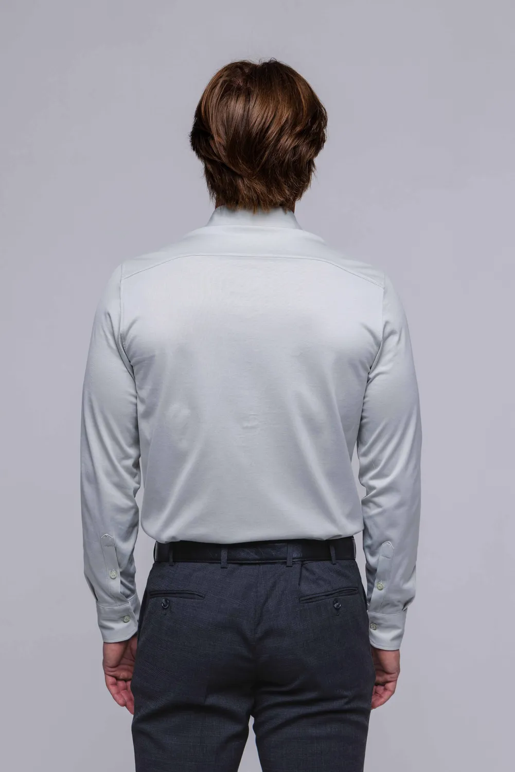 Alain Delon Camicia Verde Stretch Extra Slim Fit