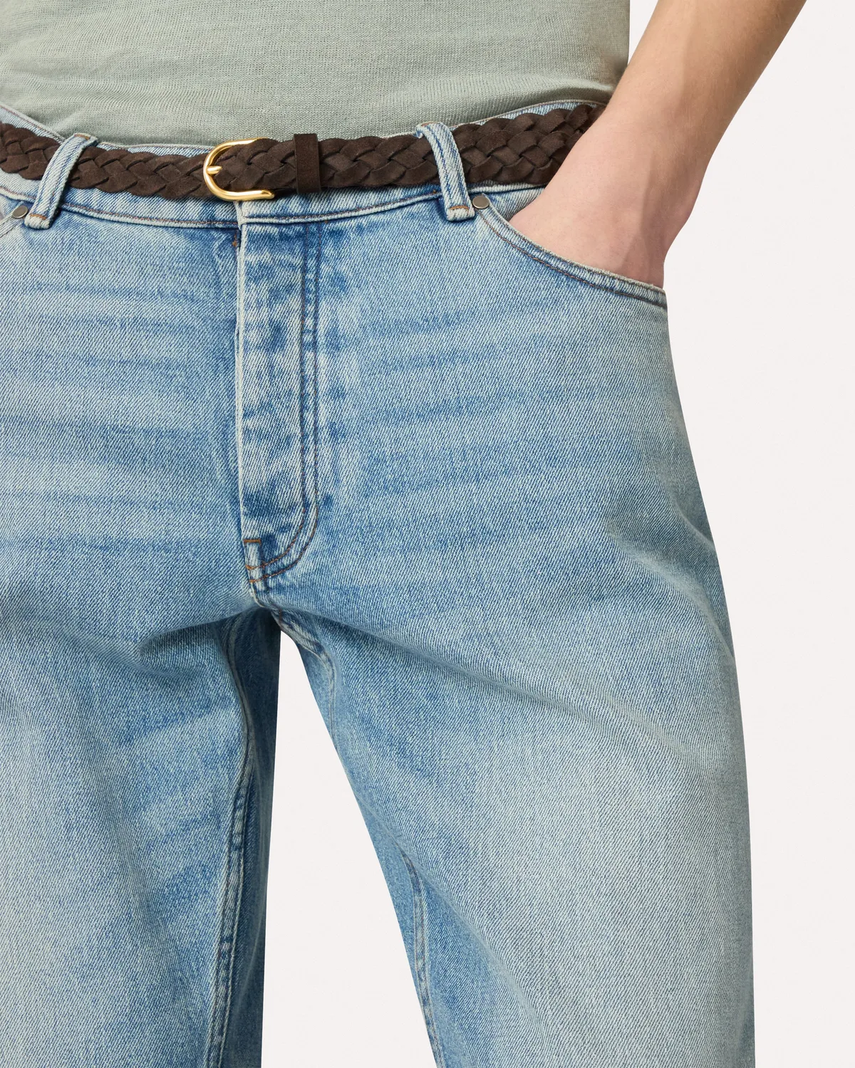 Lardini Jeans Blu Comfort Fit in Denim Stretch