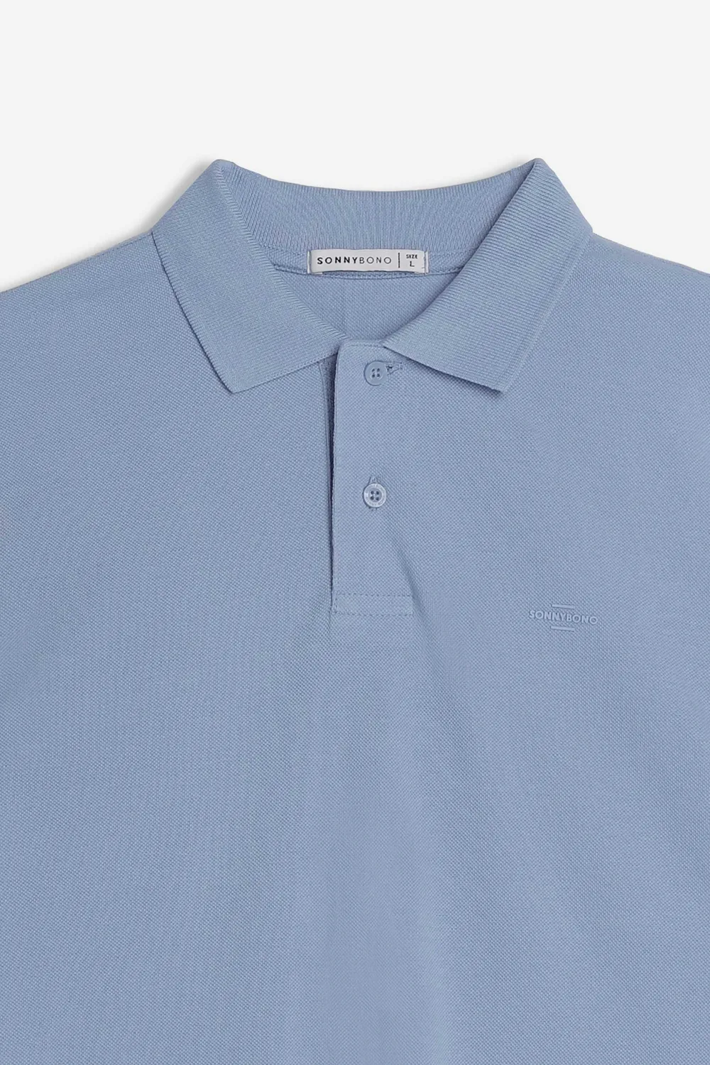 Sonny Bono polo piquet avion tinta unita logo