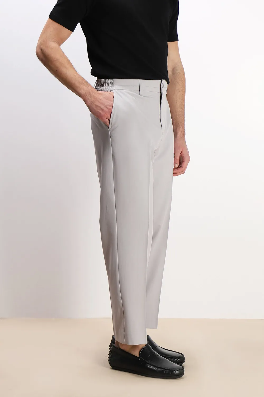 Sonny Bono Pantalone Jogger Morbido Grigio Ghiaccio
