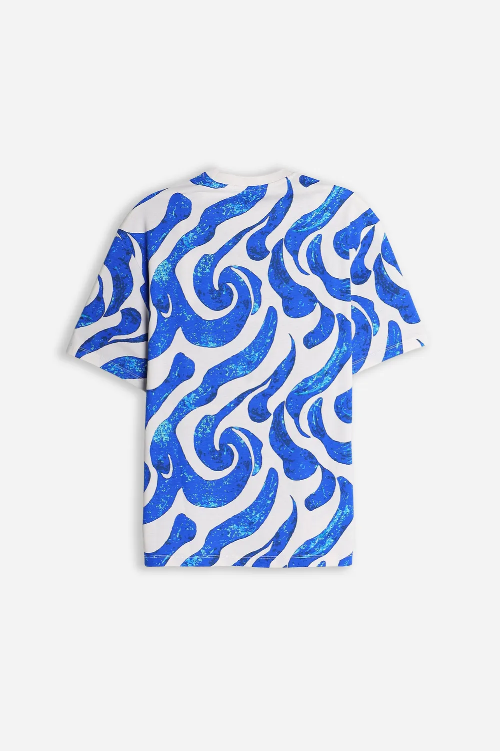 Sonny Bono T-Shirt Girocollo Fantasia Royal Cotone