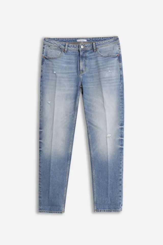 Sonny Bono Slim Cropped Jeans Lavaggio Denim