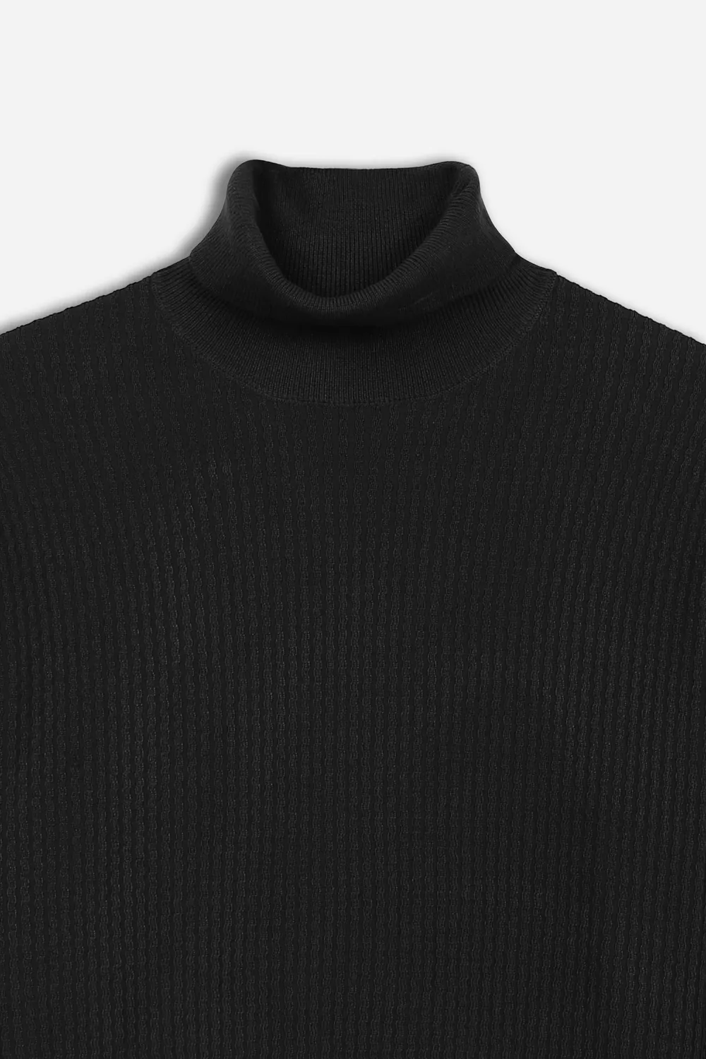Sonny Bono maglia dolcevita lavorata nero
