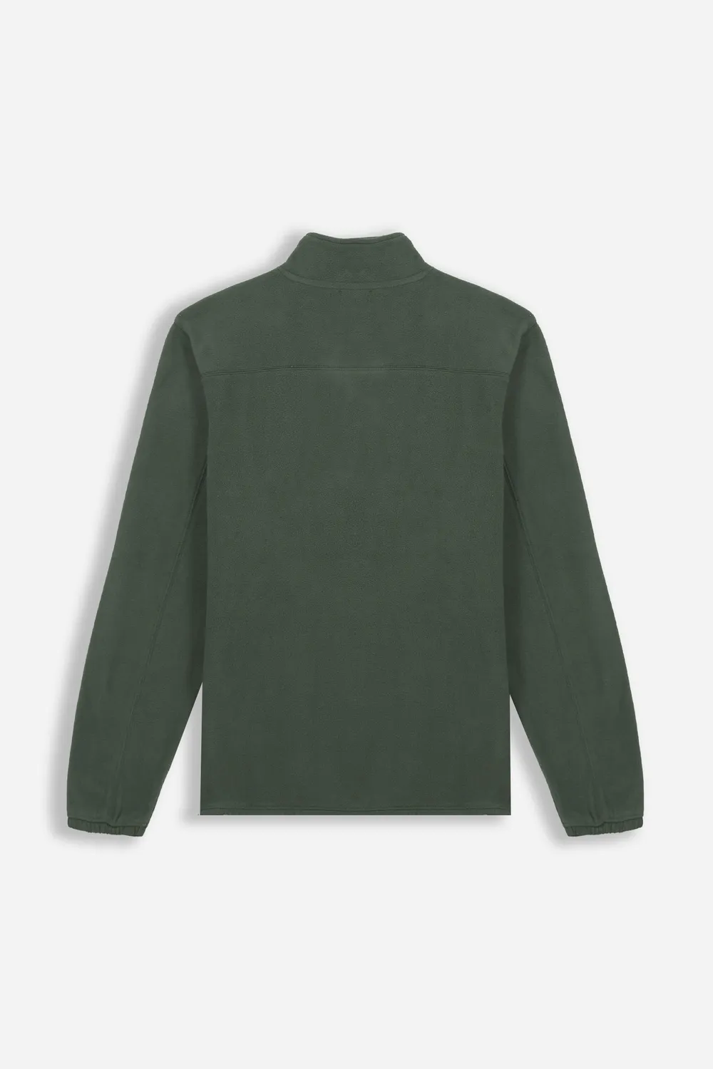 Sonny Bono felpa mezza zip pile verde militare