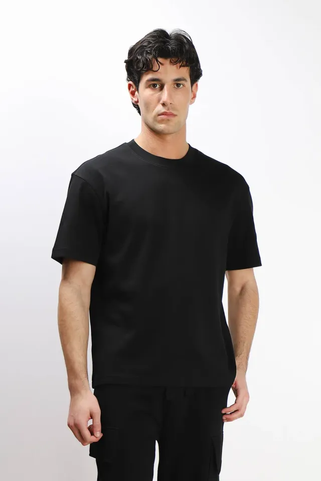 Sonny Bono Over t-shirt girocollo nero taglio ampio