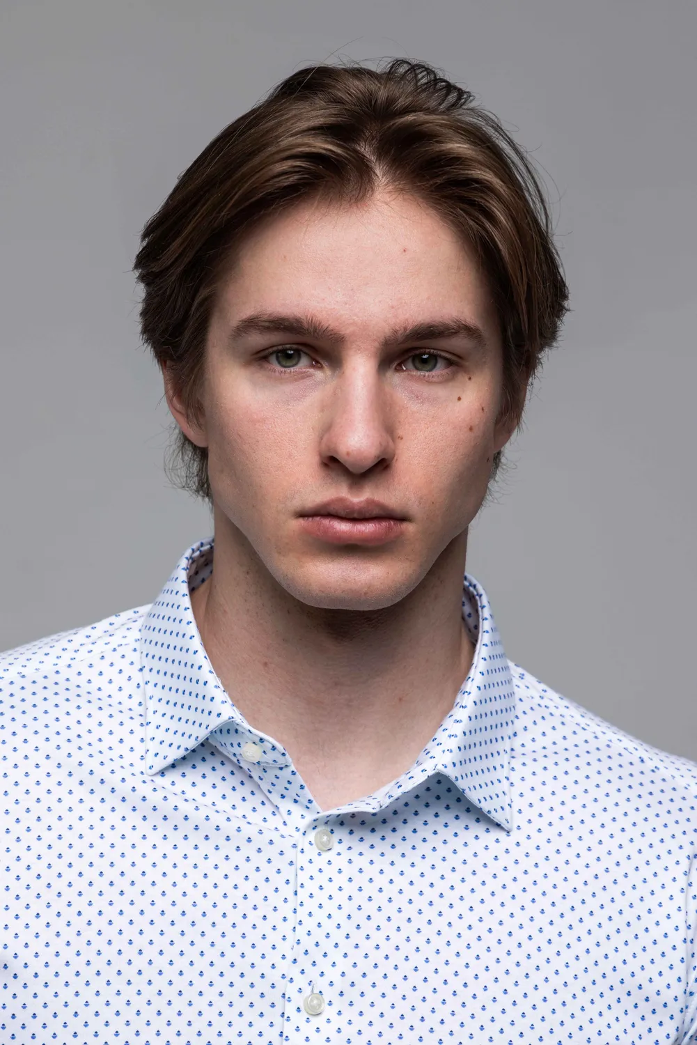 Alain Delon Camicia Bianca Manica Corta Extra Slim Stretch
