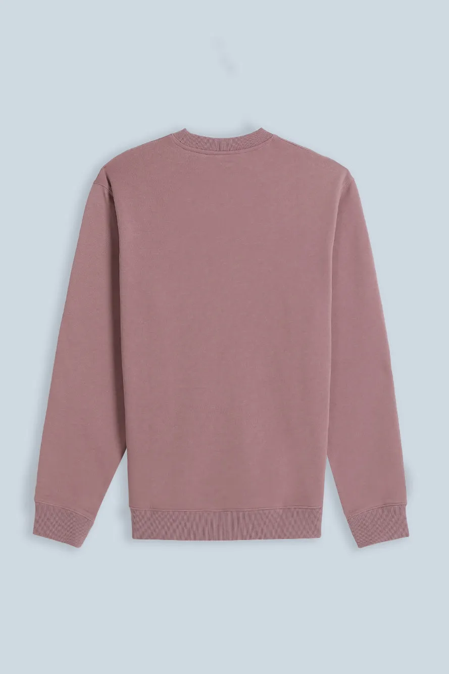 Sonny Bono Basic felpa girocollo color cipolla