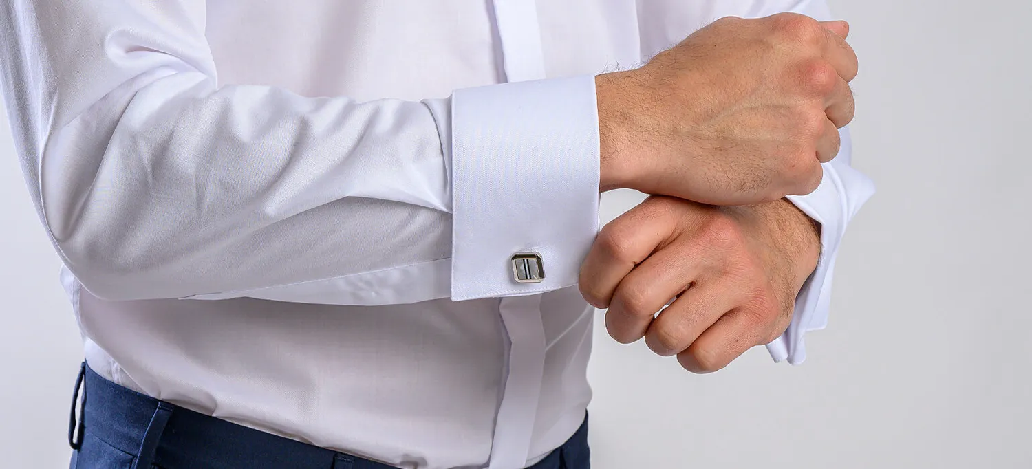 Alain Delon camicia bianca extra slim cerimonia
