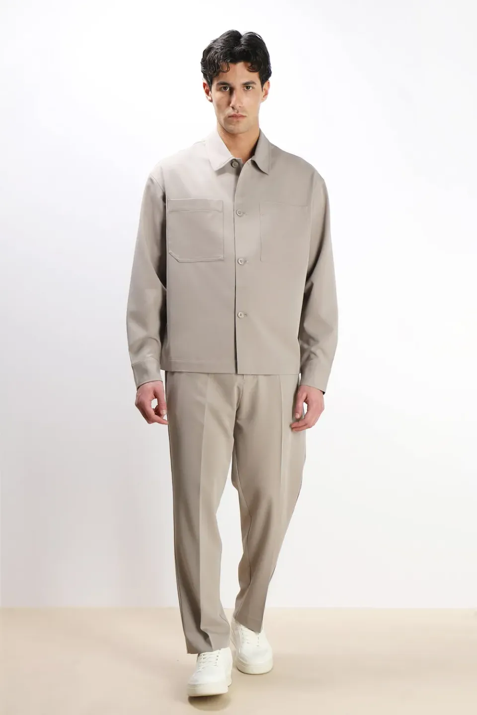 Sonny Bono Morbido Pantalone Jogger Sabbia Casual