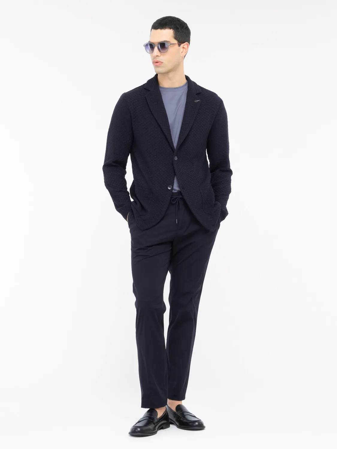 Paoloni Pantalone Jogging Tecnico Nylon Blu