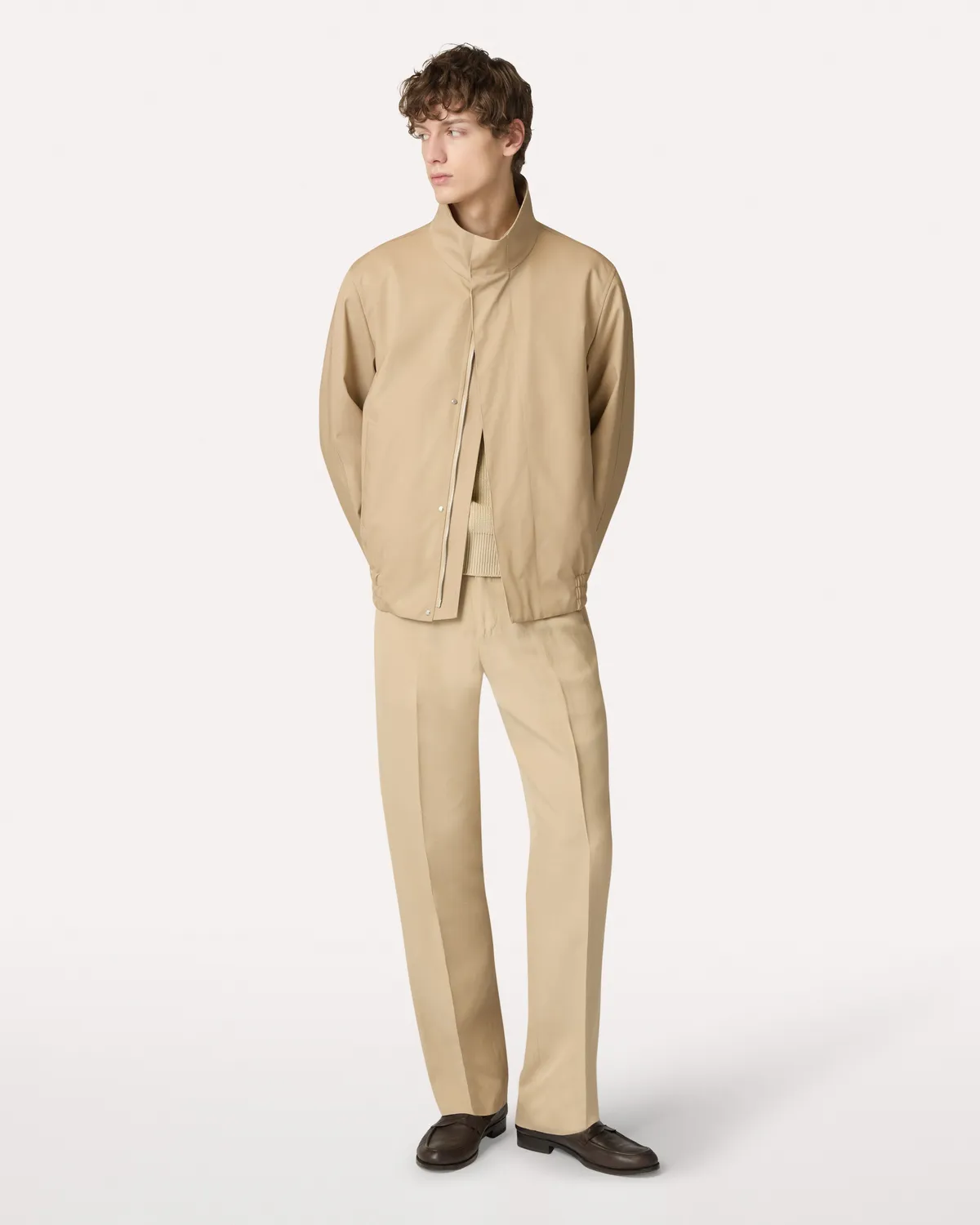 Lardini Attitude Pantalone Cammello EcoVero Uomo