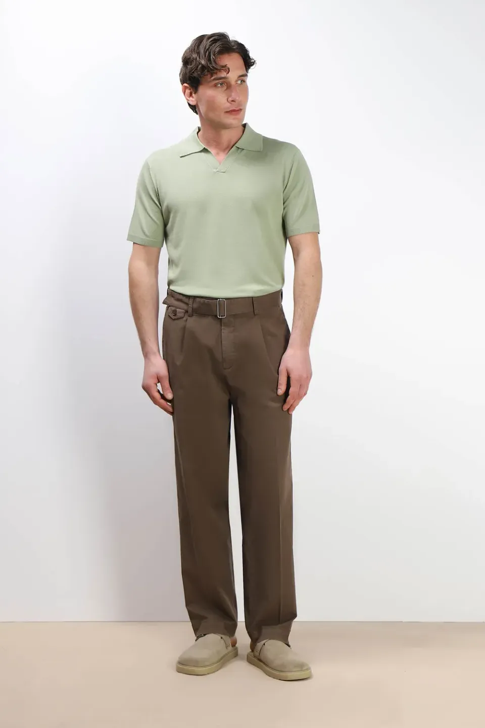 Sonny Bono Pantalone Chino Moro Doppia Pence
