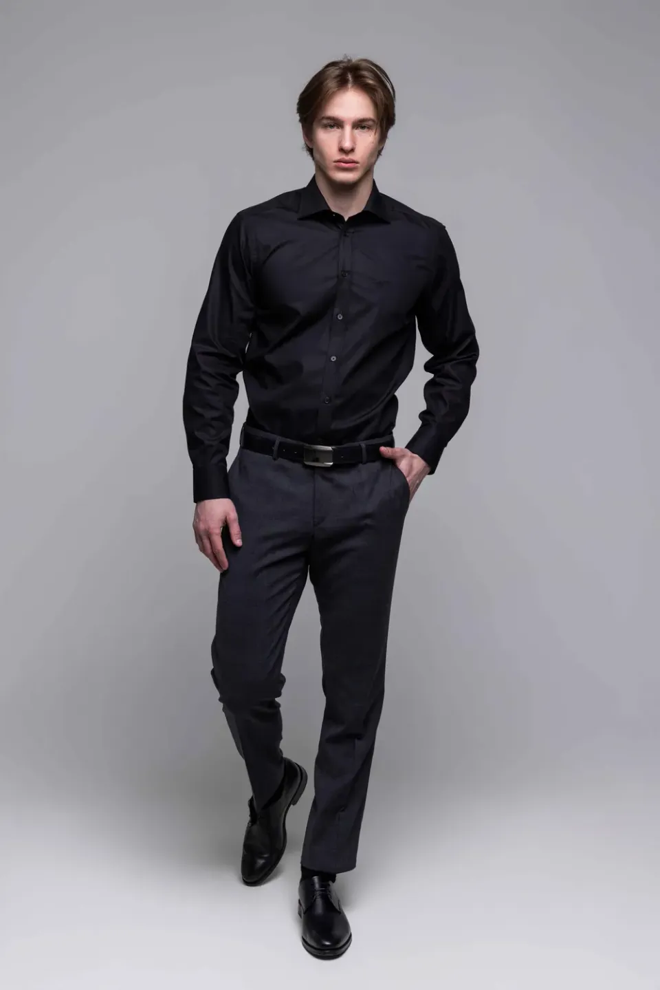 Alain Delon camicia 13445-R-SL business collo classico