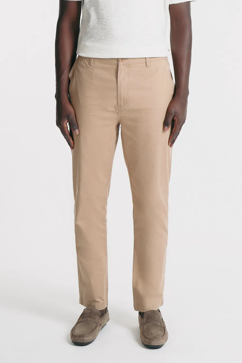 Sonny Bono Basic chinos pantaloni biscotto 100% cotone