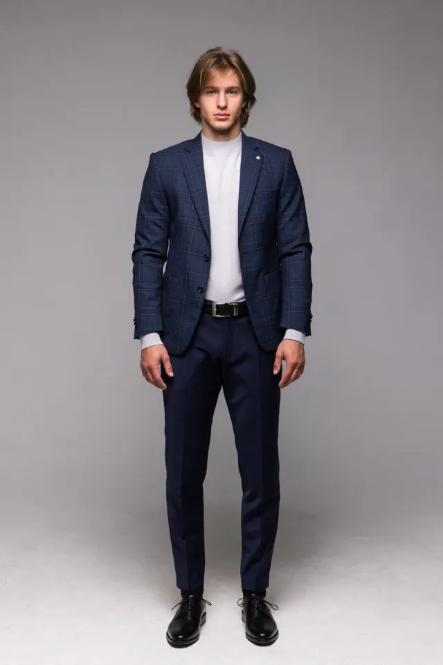 Alain Delon Blazer 13401 Quattro Stagioni Monopetto