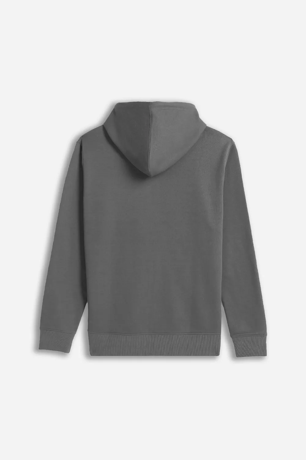 Sonny Bono felpa full zip cappuccio basic grigio scuro