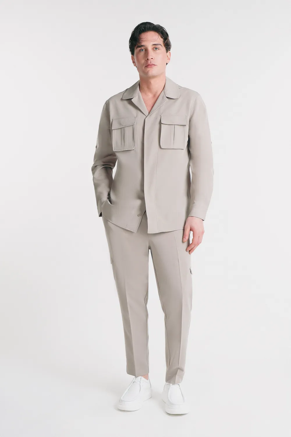 Sonny Bono Giubbotto Overshirt Sabbia Mezza Stagione