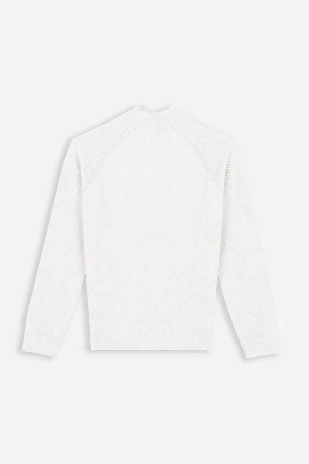 Sonny Bono maglia mezzo collo costine panna sottogiacca