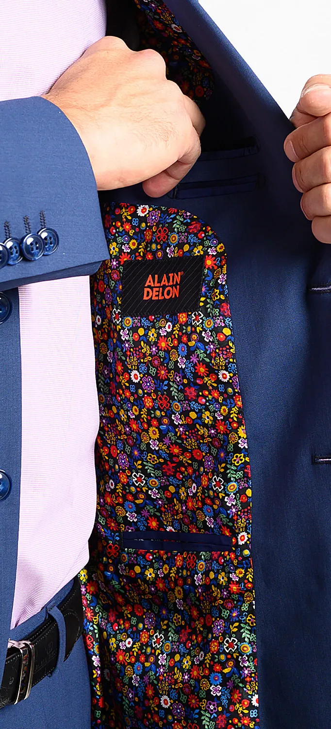 Alain Delon abito blu navy slim fit nuova collezione