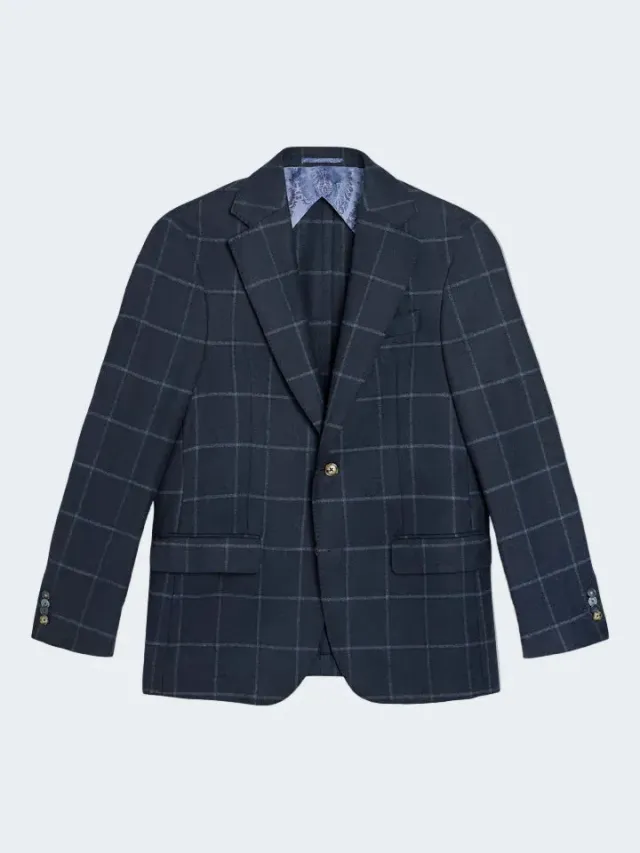 Sand Menswear Star Easy 6998 blazer lana a quadri