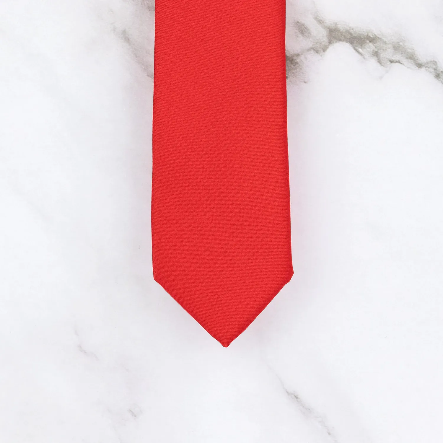 Sarti Toscani cravatta raso rosso corallo 155 cm