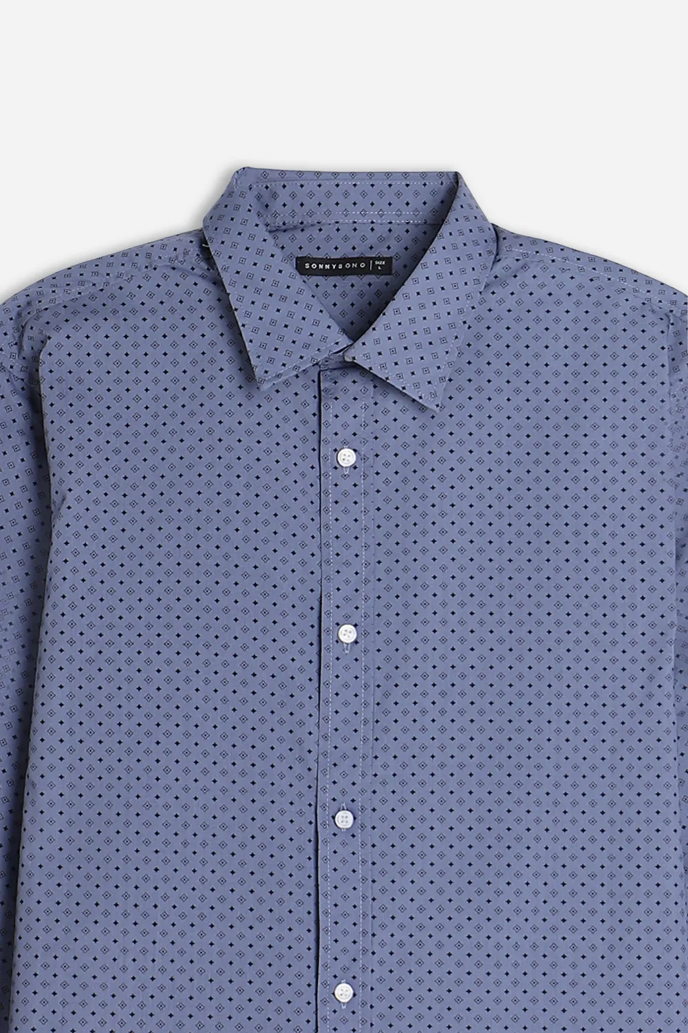 Sonny Bono camicia microfantasia F Avion poliestere