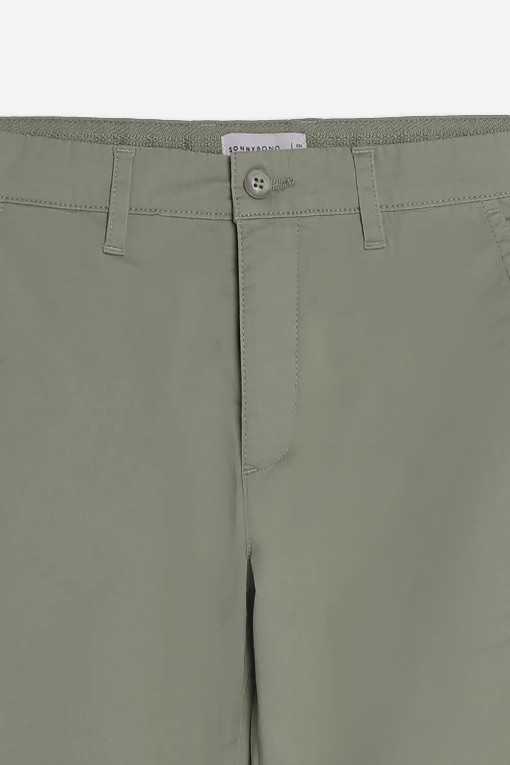 Sonny Bono Basic Chino Pantalone Kaki Cotone