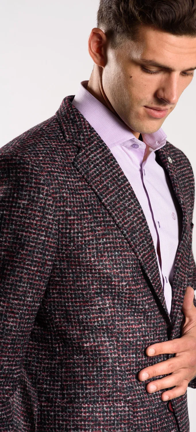 Alain Delon giacca maglia autunnale slim fit 27