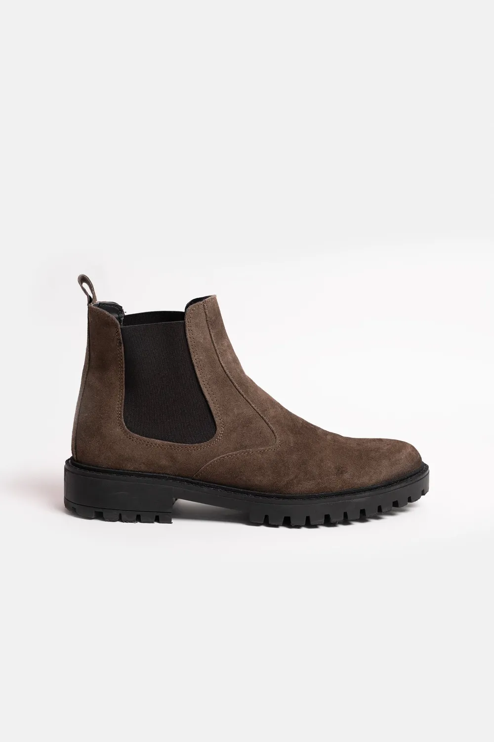Sonny Bono stivaletto elastico tortora vera pelle