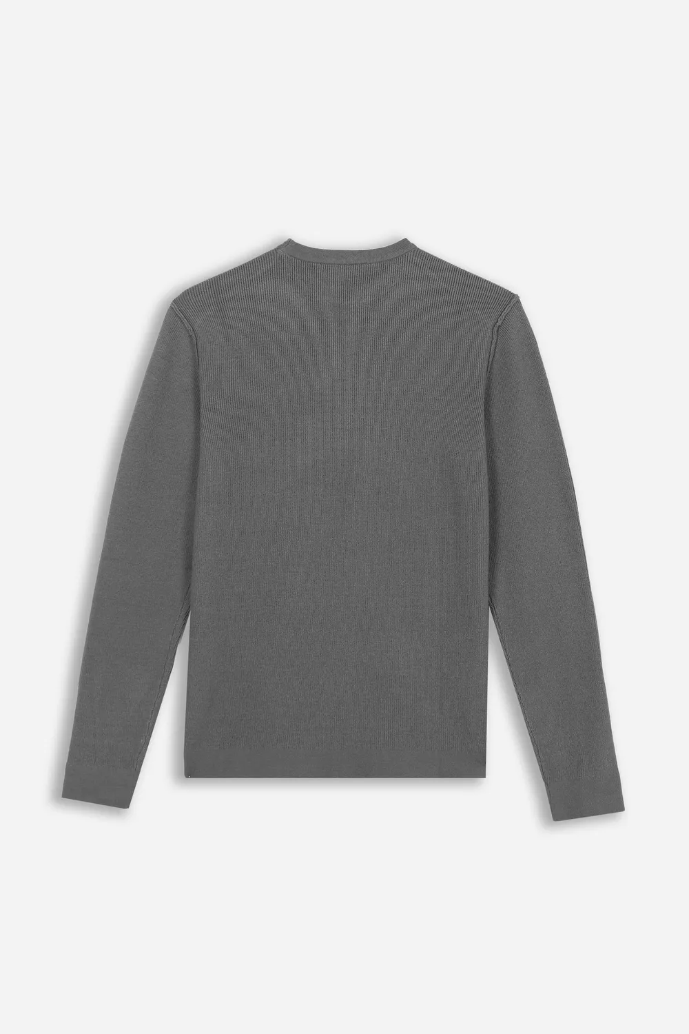 Sonny Bono Maglia Girocollo Costine Grigio Scuro