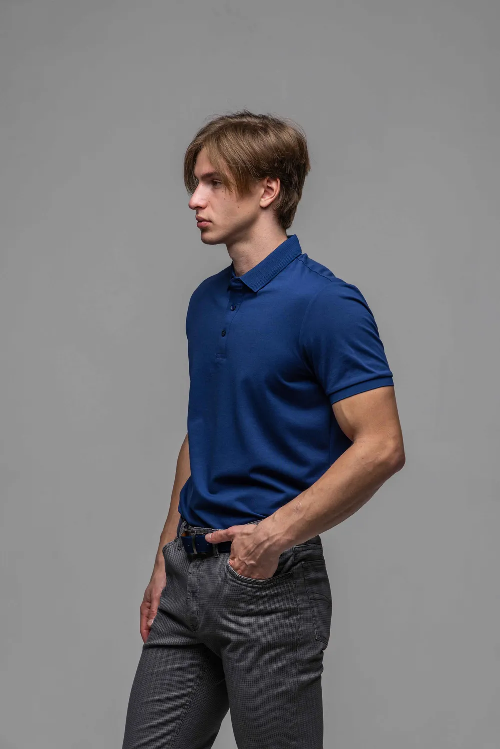 Alain Delon 13362-MOD Polo Uomo Manica Corta
