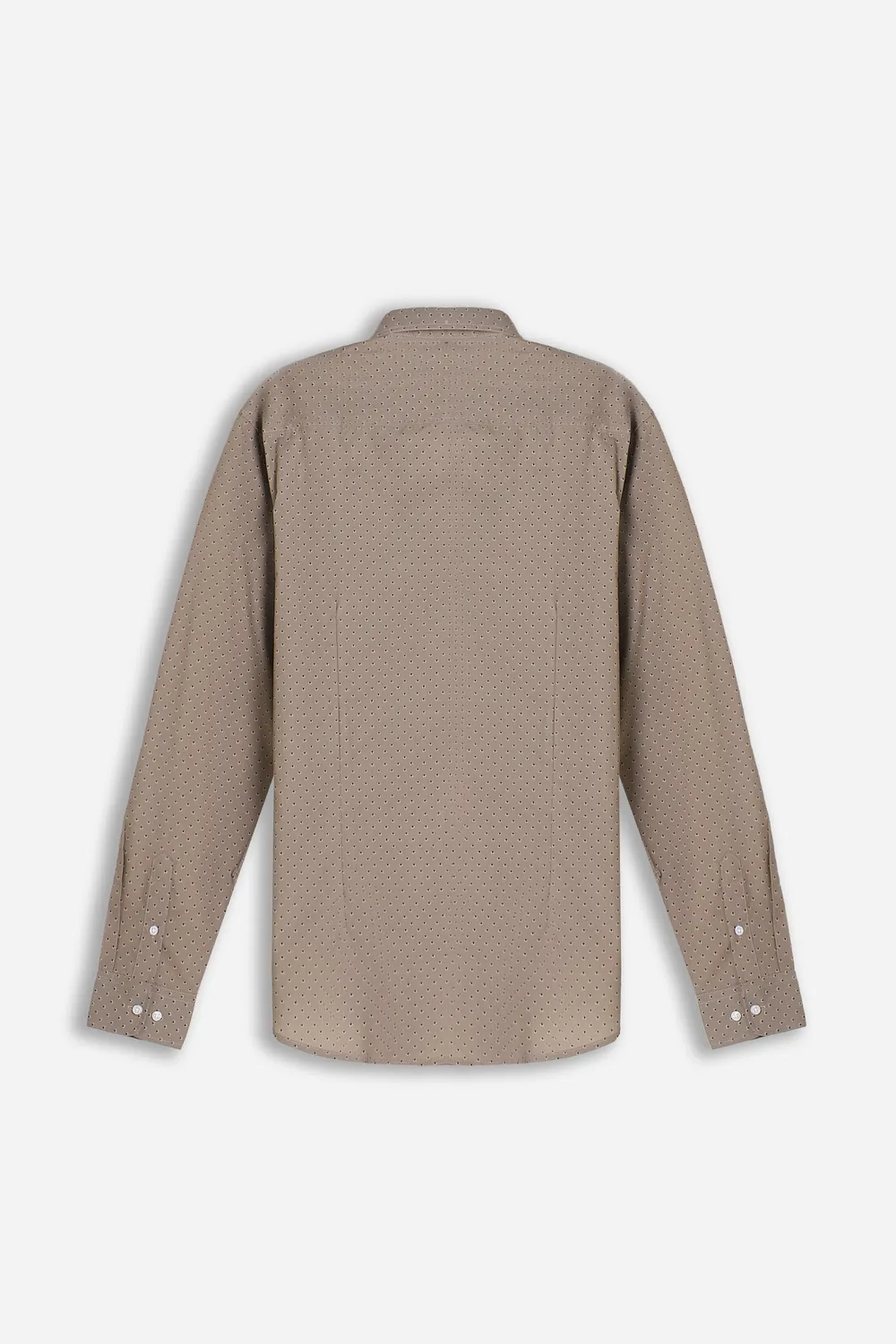 Sonny Bono Camicia Microfantasia Tortora slim