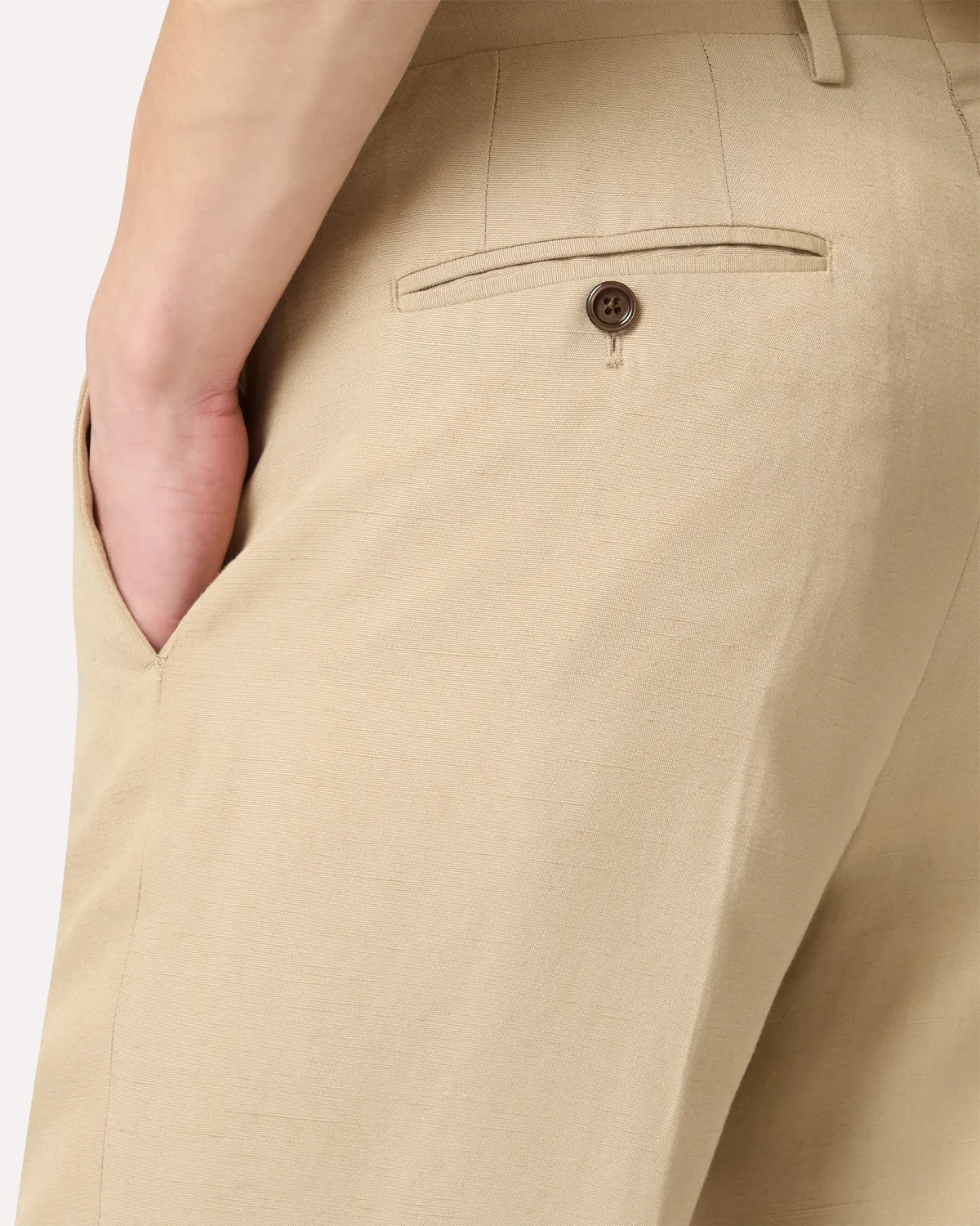 Lardini Attitude Pantalone Cammello EcoVero Uomo