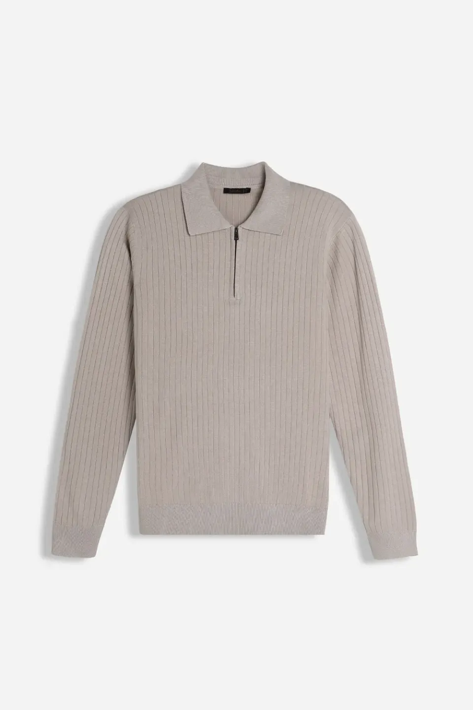 Sonny Bono Mezza Zip 06122MG maglia polo beige chiné